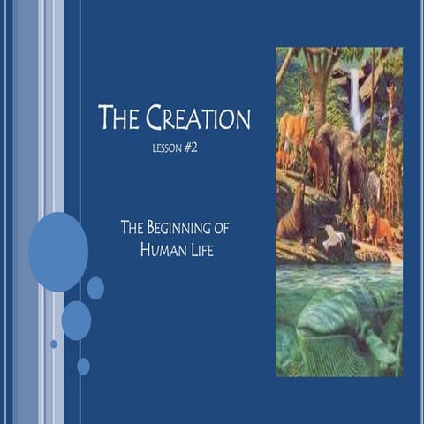 Creation lesson #2