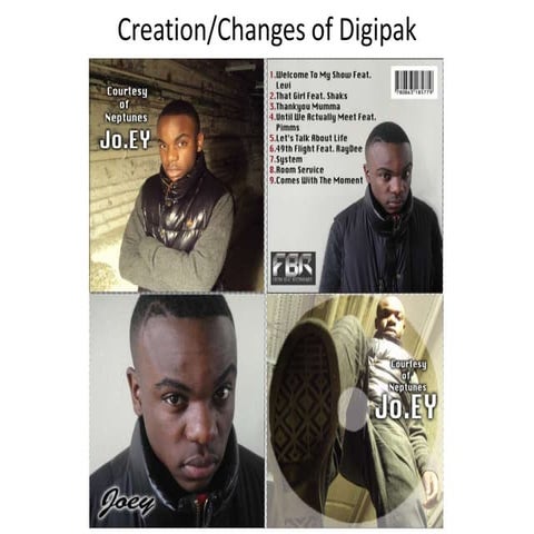Creation of Digipak