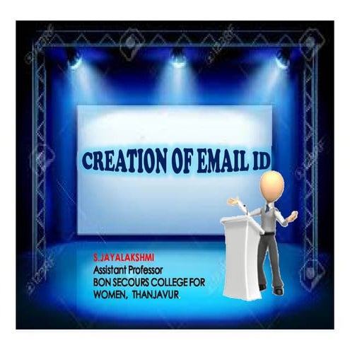 Creation of email id