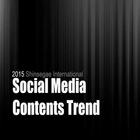 Creatip_2015 sns 운영트렌드