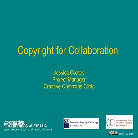 Copyright for Creative Collaboration