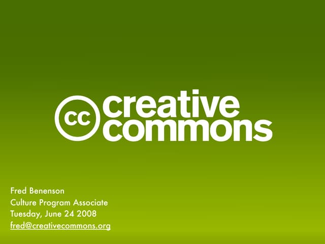 Creative Commons GNU/Linux NYC Meetup