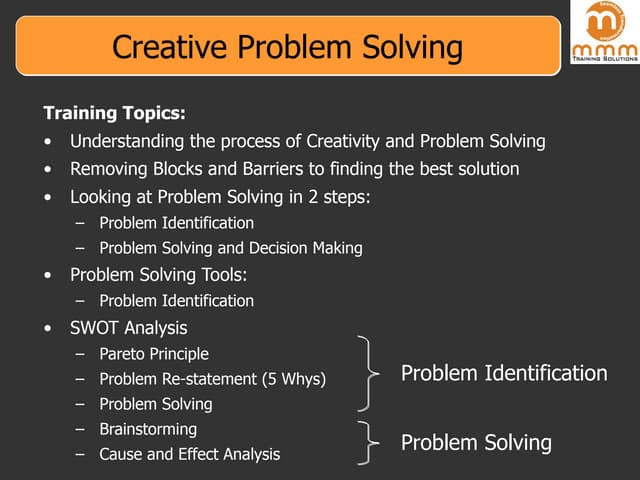 Problem Solving PowerPoint PPT Content Modern Sample
