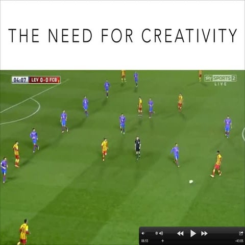 Creativity in Football