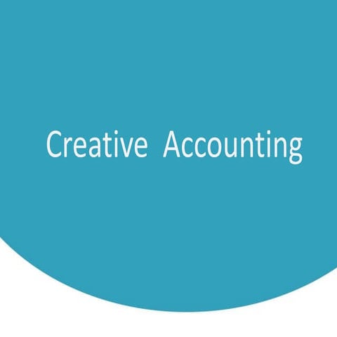Creative Accounting