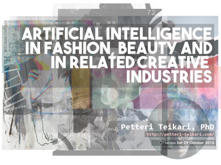 Artificial Intelligence In Fashion Beauty And Related Creative Indus artificial intelligence in fashion