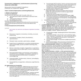 Creative Approaches to Writing Mate...