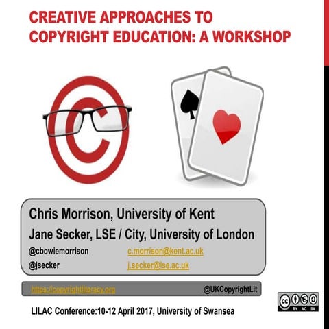 Creative approaches to copyright education 