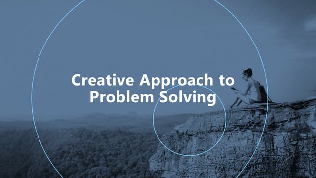 Creative approach to problem sloving