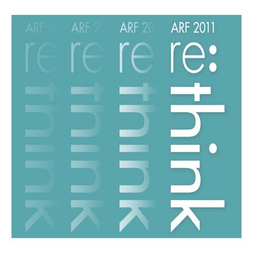 Online Display Creative Best Practices ARF  031811