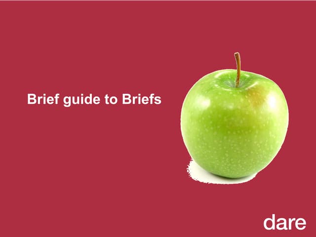Creative Brief Workshop