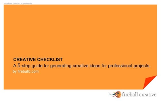 Creativity questionnaire-self-assess | PPT