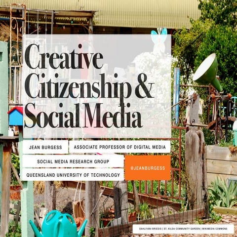 Creative Citizenship and Social Media