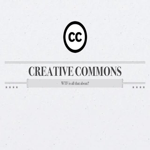 Creative Commons Introduction