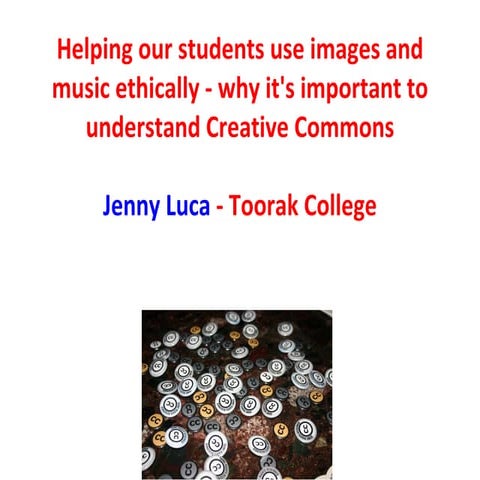 Helping our students use images and music ethically - why it's important to u...