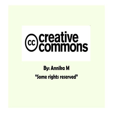 Creative Commons-Licenses