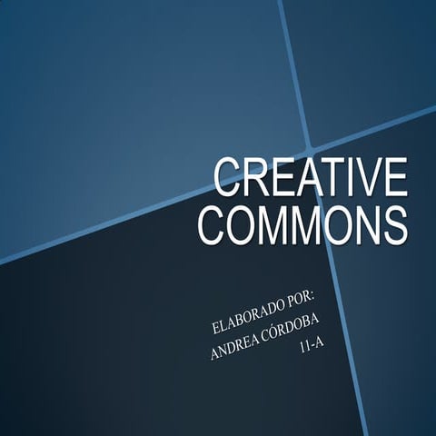 Licencias Creative Commons | PPT