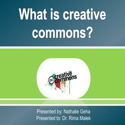 Creative commons