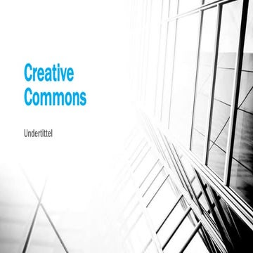 Creative commons | PPTX