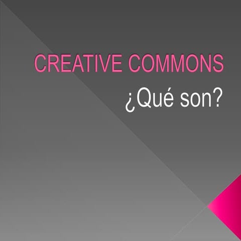 Ppt creative commons | PDF