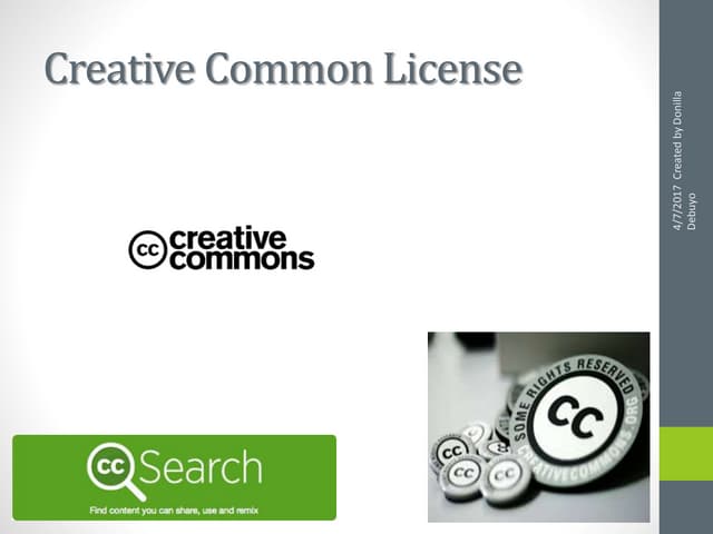Creative commons Licenses by ddebuyo