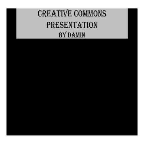 creative commons about license only with three colors