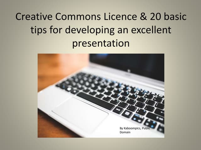 Creative commons licence resource 