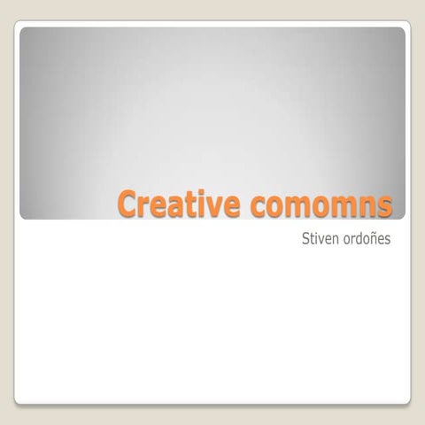 Creative comomns