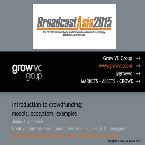 Digital finance, crowdfunding and creative content business