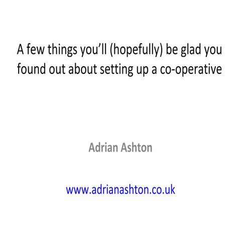 Creative coops 9 march 2011