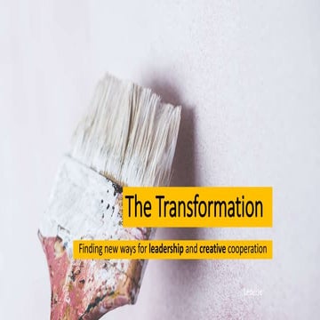 The Transformation - Digital Leadership Development