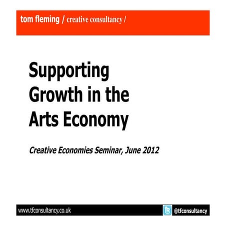 Creative Economies - A national seminar on the creative economy exploring the...