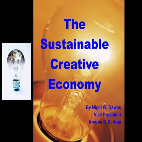 The Sustainable Creative Economy