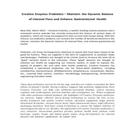 Creative enzymes | PPTX