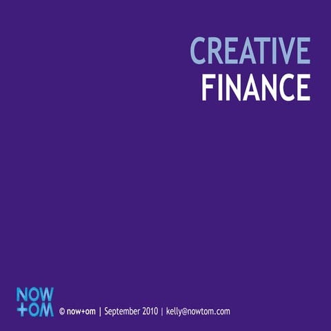 Creative Finance
