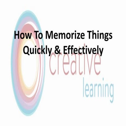 Creative learning mini guide For Your Improvement