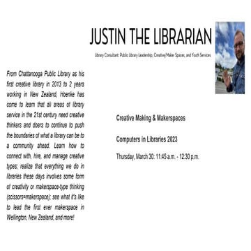 Creative Making & Makerspaces 