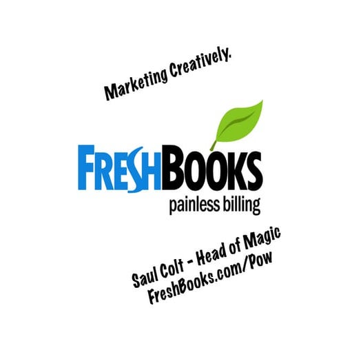 Marketing Creatively - Saul Colt