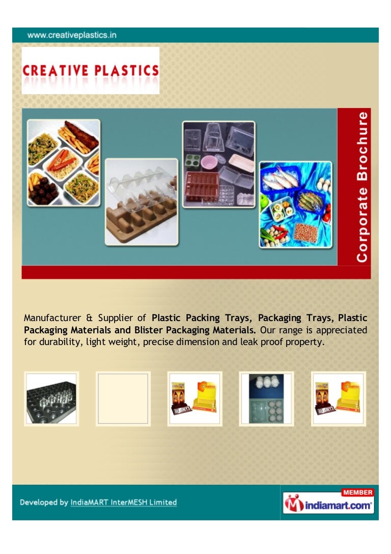 Creative Plastics, Mumbai, Packaging Trays
