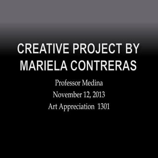 Creative project by Mariela Contreras