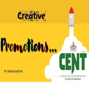 Creative Promotion | Tamizha Karthic | Business Tips - Business Vyuhas