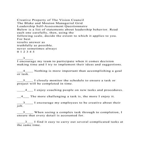 Creative Property of The Vision CouncilThe Blake and Mouton Mana.docx