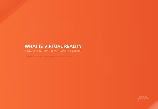 [Creative report 1] 2016 VR Report