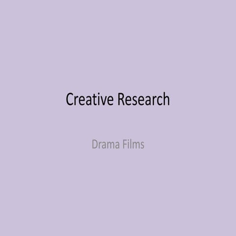 Creative research