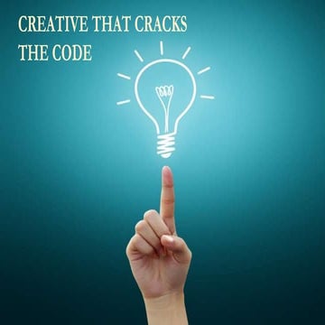 Creative that cracks the code