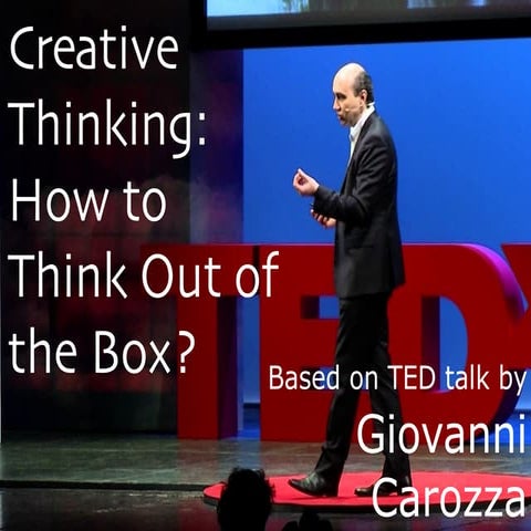 Creative thinking: How to Think Out of the Box
