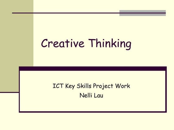 Creative Thinking