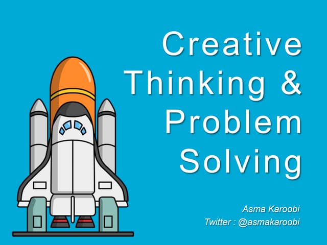 Creative Thinking & Problem Solving