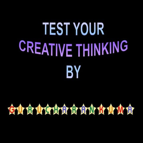 Creative Thinking Q & A