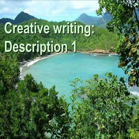 Creative writing description1